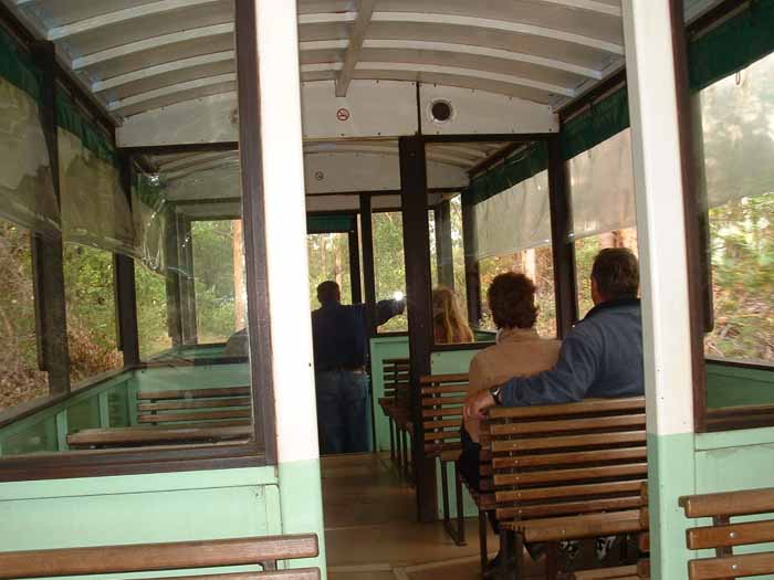 Pemberton Tram interior